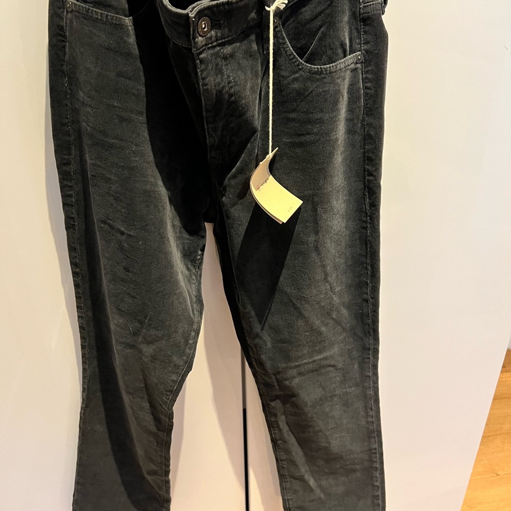 Charcoal Grey Corduroy Jeans